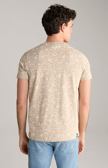T-Shirt Crispo in Braun gemustert
