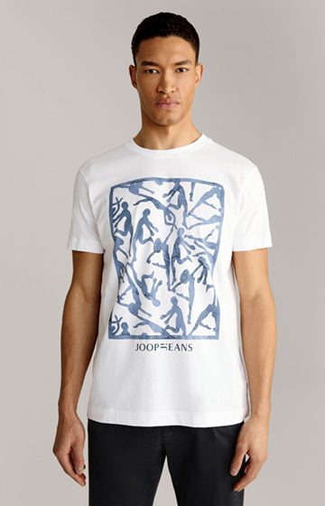 T-Shirt Cyrill in Weiss