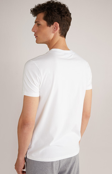 Loungewear T-Shirt in Weiss