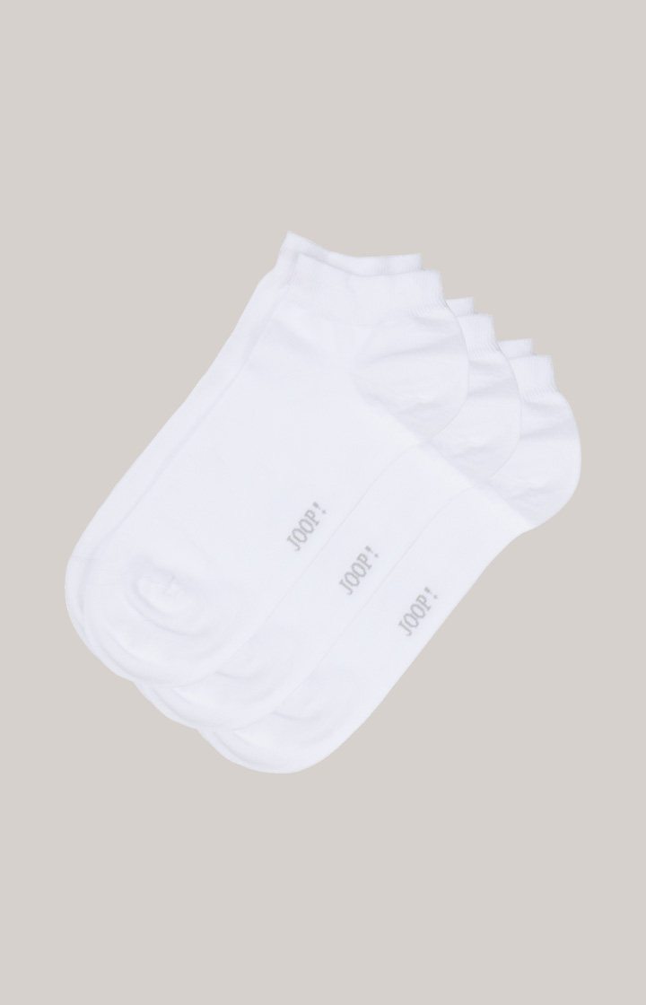 3er-Pack Sneaker-Socken in Weiss