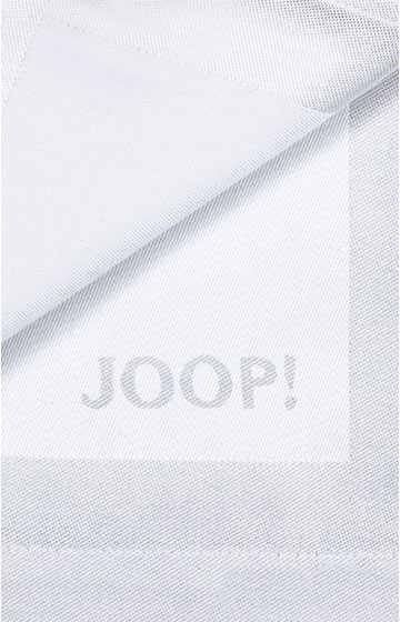 Serviette JOOP! Signature - 2er Set in Weiß, 50 x 50 cm