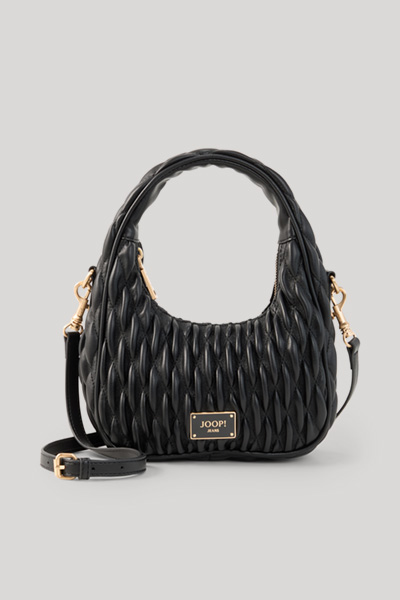 black quilted
