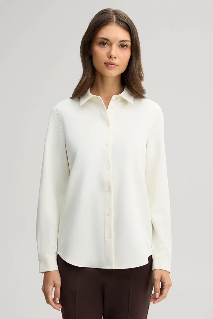 Leads to product detail page "Ecru Shirt Blouse"