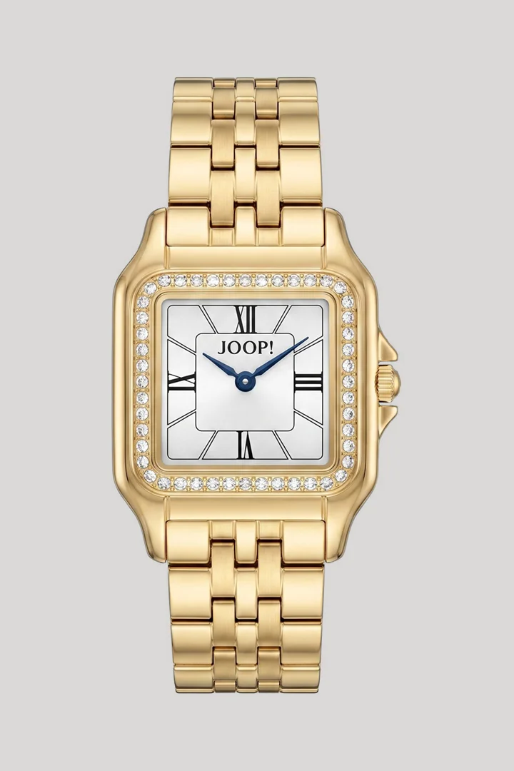 Leads to product detail page "Women’s gold wristwatch"