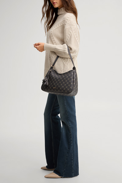Leads to product detail page "Cortina xara hobo bag in brown"