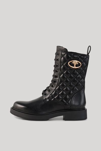 Leads to product detail page "Trapunta mia lace-up boots in black"