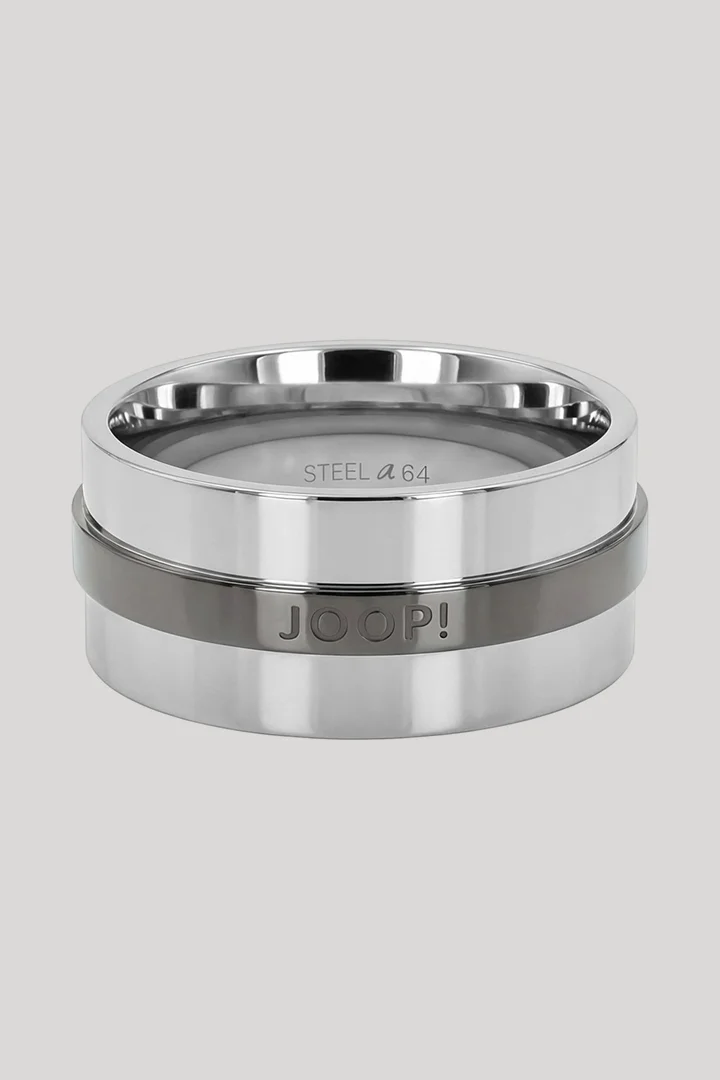 Leads to product detail page "Ring in gunmetal/silver"