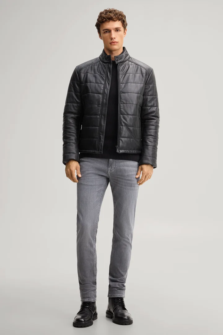 JOOP! presents the product Lederjacke aus Lammnappa in Schwarz from the category Jackets as an outfit