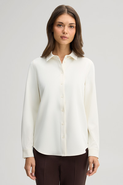 Leads to product detail page "Ecru Shirt Blouse"