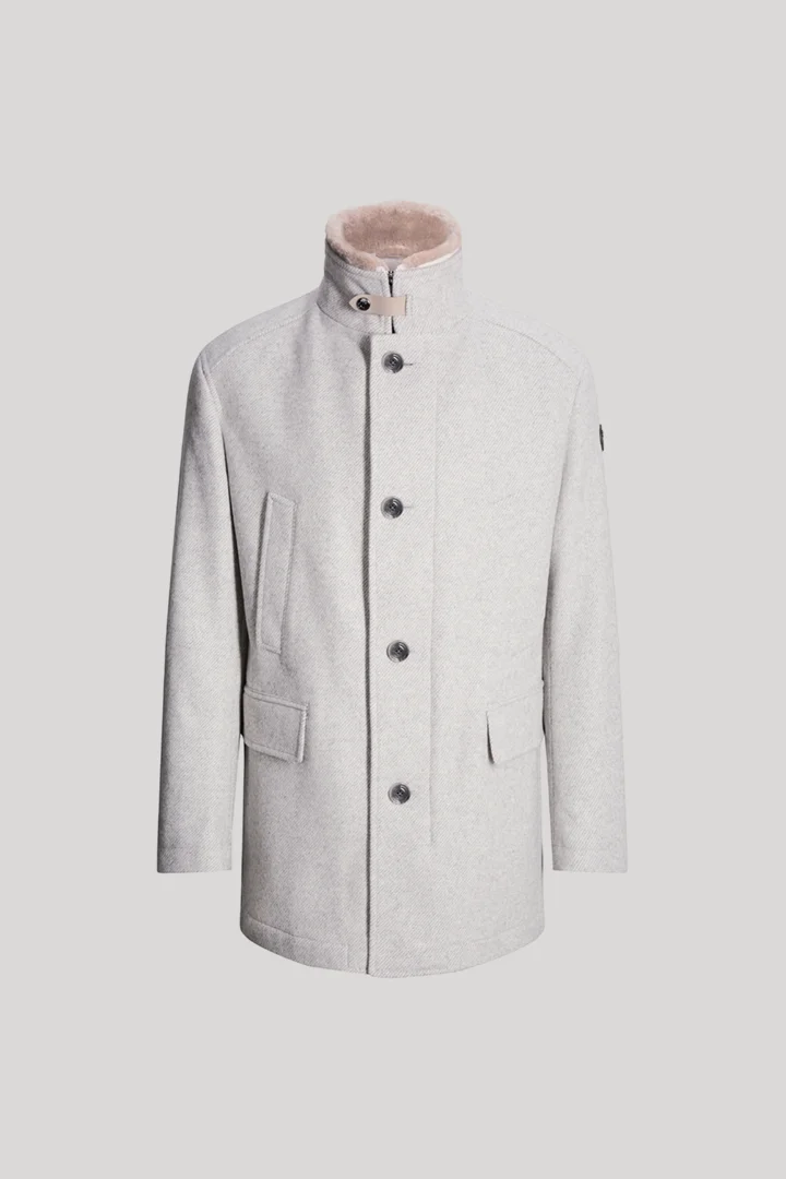 JOOP! presents the product Wool-blend jacket with inlay in light gray from the category Jackets as a cut-out
