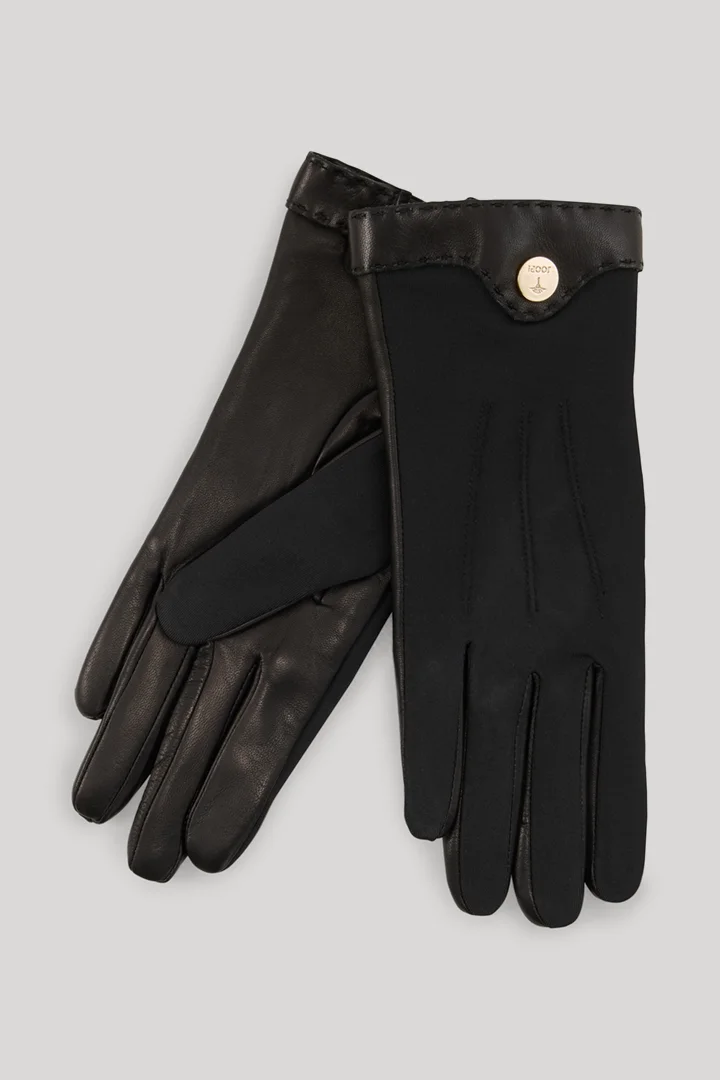 Leads to product detail page "Lined gloves in black"