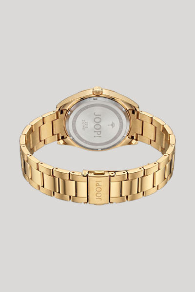Leads to product detail page "Men’s gold wristwatch"