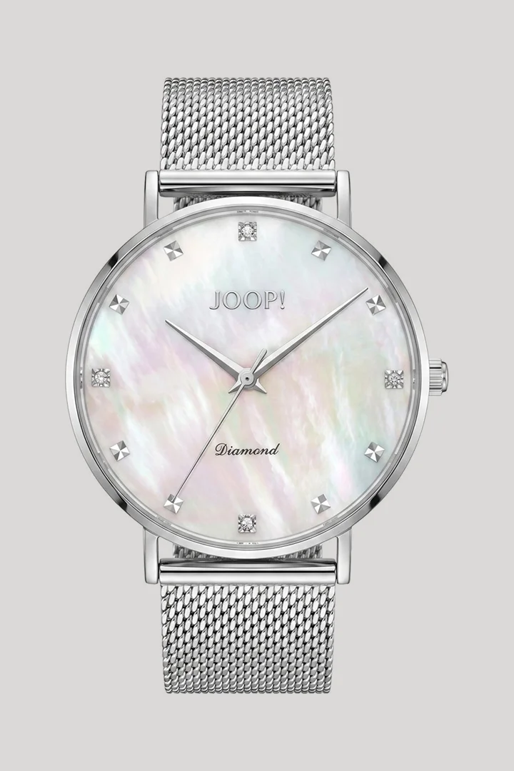 Leads to product detail page "Women’s silver wristwatch"
