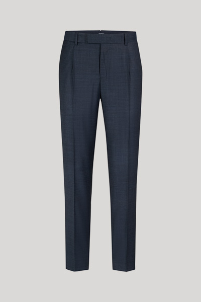 Baukasten-Hose aus Schurwolle in Navy