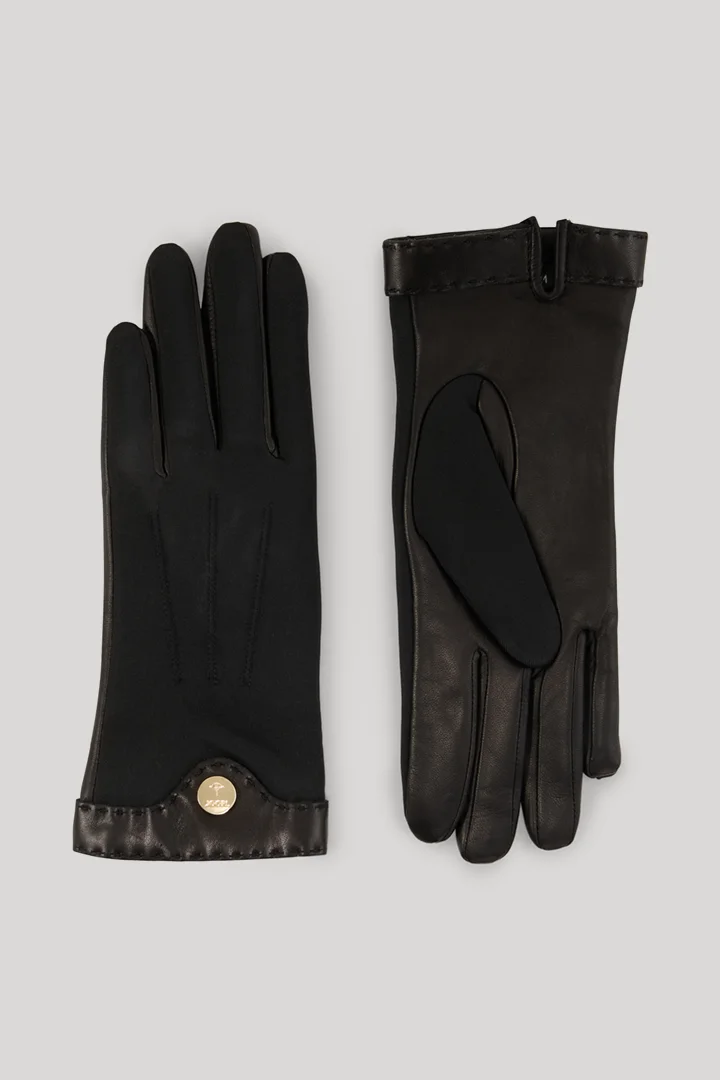 Leads to product detail page "Lined gloves in black"