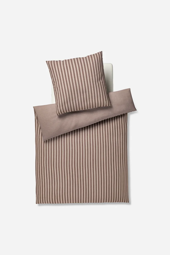 Leads to product detail page "JOOP! soft lines bed linen in brown"
