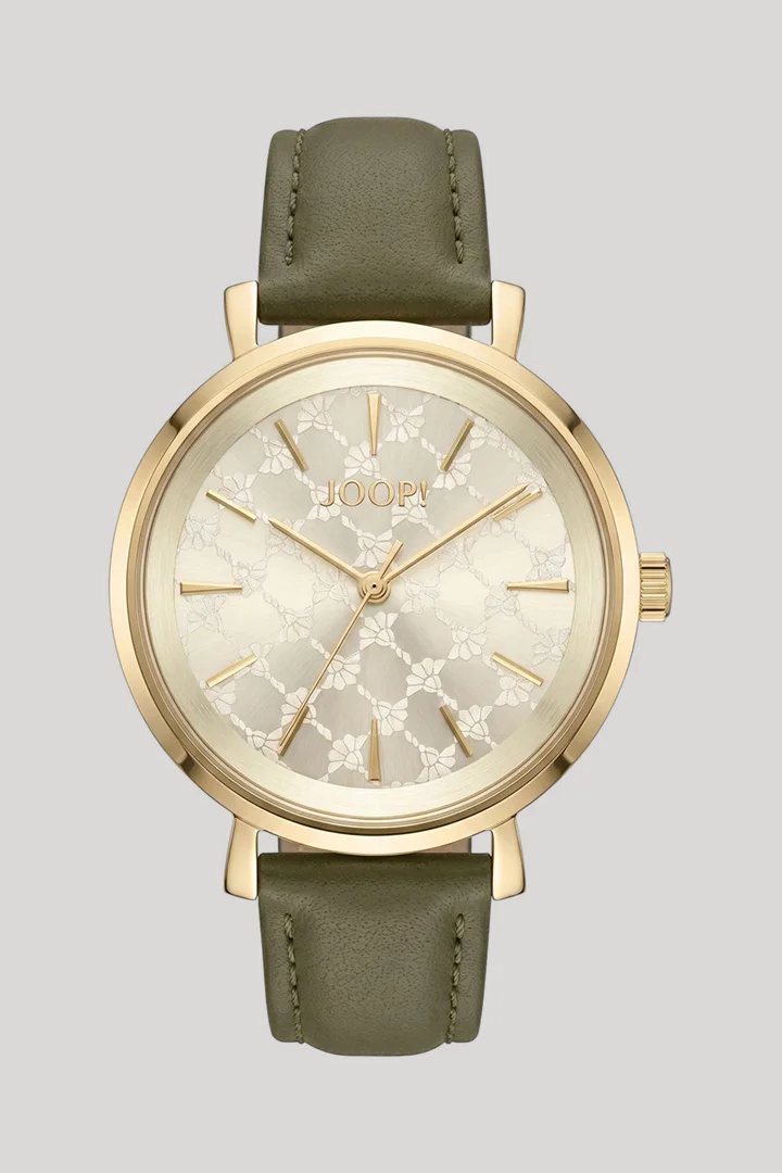Leads to product detail page "Women’s gold wristwatch"