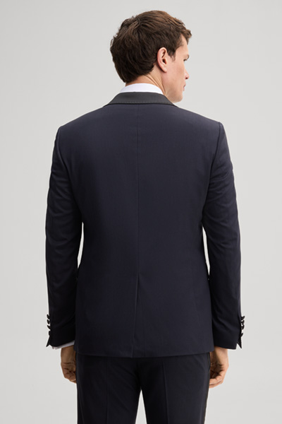 Führt zu Produktdetailseite „Smoking-Baukasten-Sakko aus Wollmix in Navy"