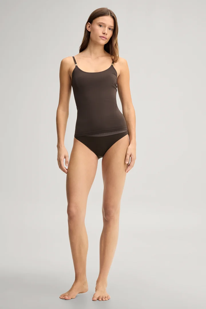 Führt zu Produktdetailseite „Loungewear Top in Dunkelbraun"