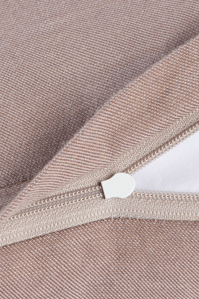 Leads to product detail page "JOOP! soft label cushion in brown, 35 x 35 cm"