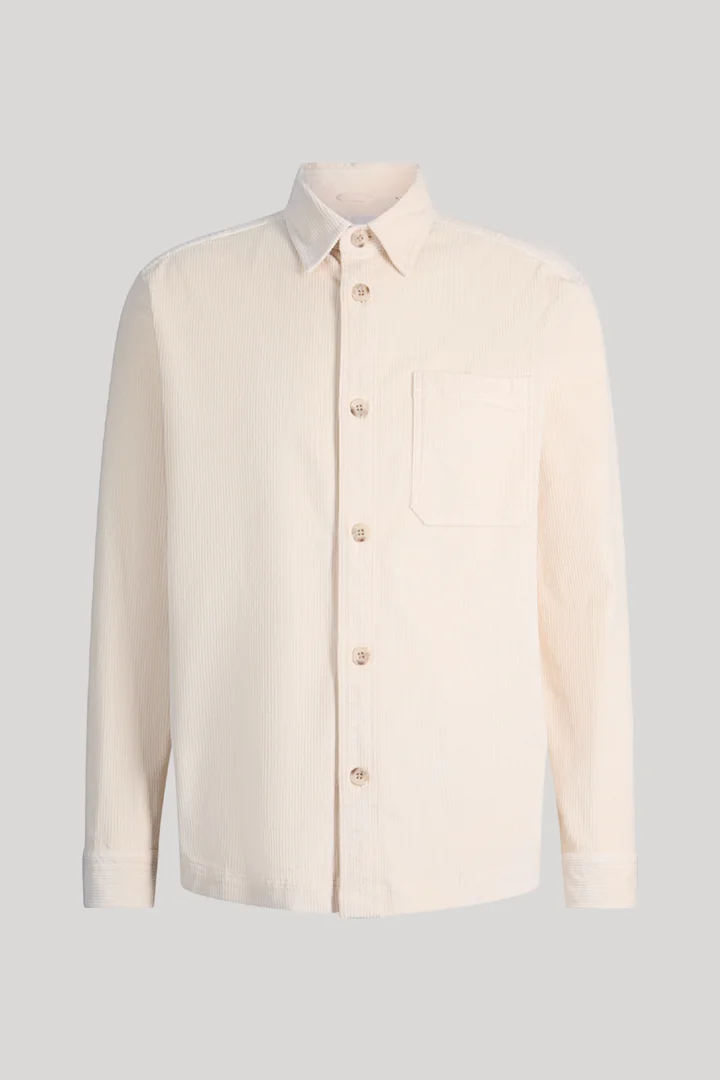 Beige Corduroy Overshirt