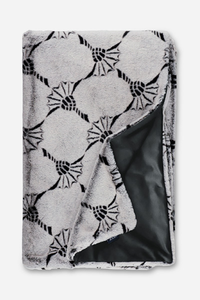 Führt zu Produktdetailseite „Plaid JOOP! CALM CORNFLOWER in Schwarz"