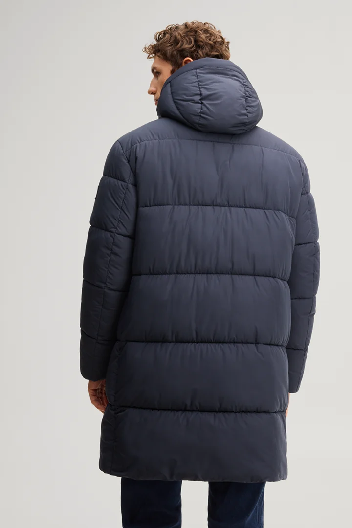 Führt zu Produktdetailseite „Parka mit Kapuze in Navy"