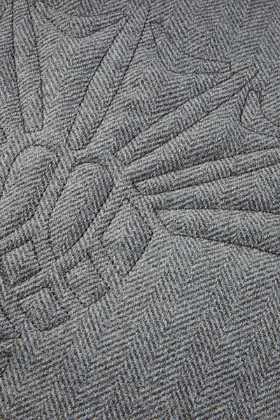 Leads to product detail page "JOOP! herringbone decorative cushion cover in grey, 40 x 40 cm"