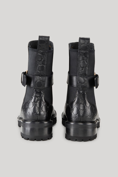 Leads to product detail page "Stampa Fine Maria Chelsea Boots in Black"