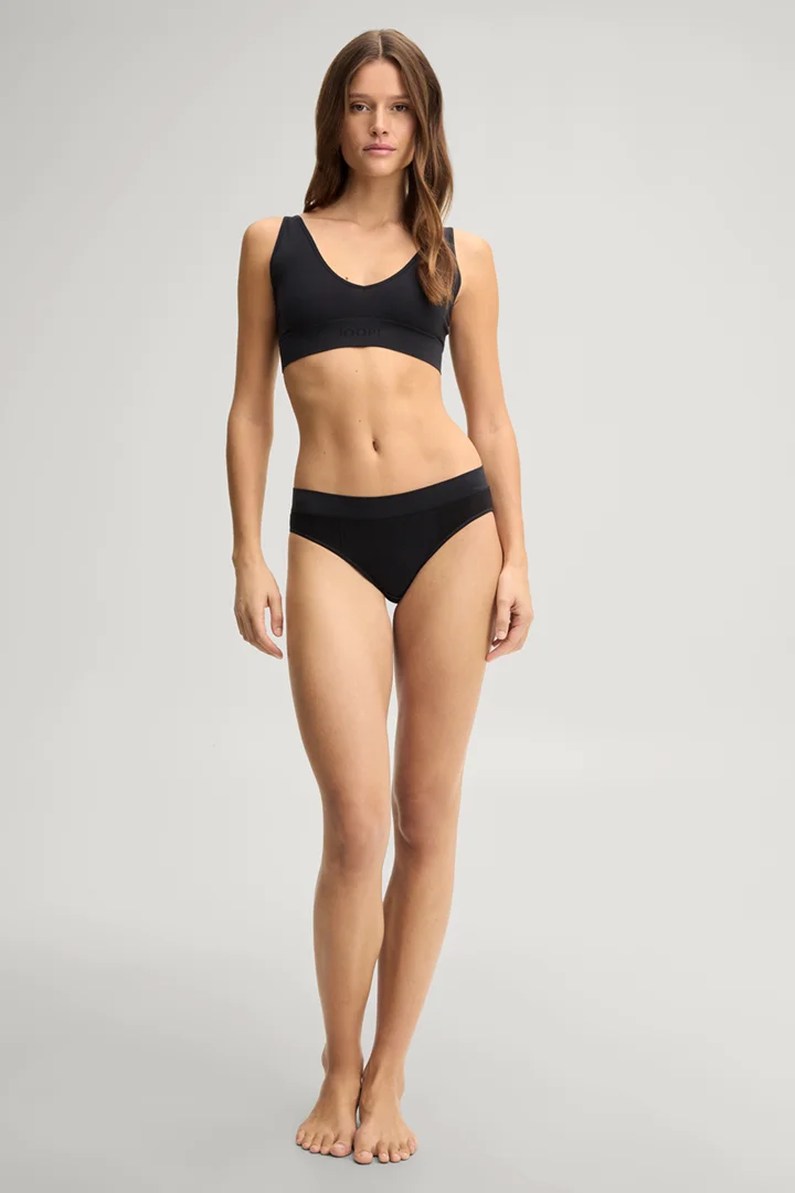Führt zu Produktdetailseite „High Apex-Bralette in Schwarz"