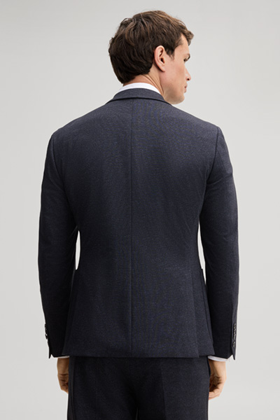 Führt zu Produktdetailseite „Baukasten-Sakko aus Viskosemix in Navy"