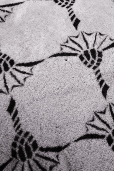 Leads to product detail page "JOOP! calm cornflower decorative cushion cover in black, 50 x 50 cm"