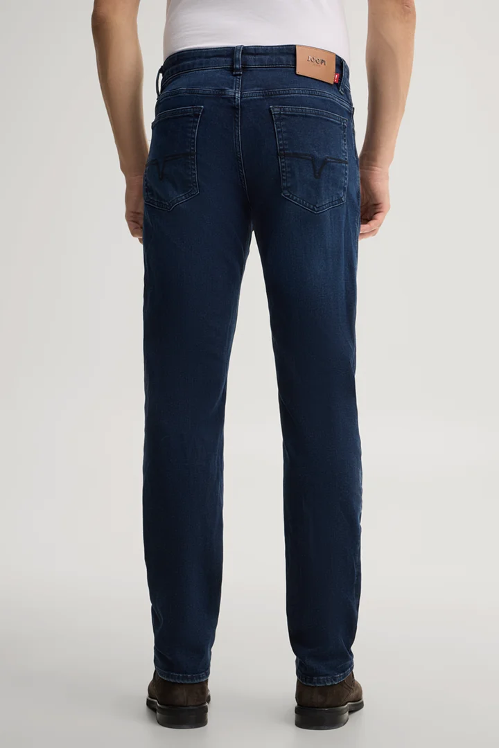 Führt zu Produktdetailseite „Five-Pocket-Jeans mit Stretch in Blau"