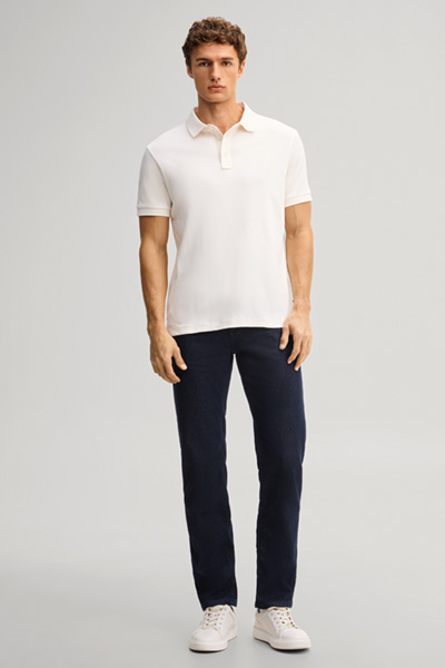 Führt zu Produktdetailseite „Poloshirt in Offwhite"