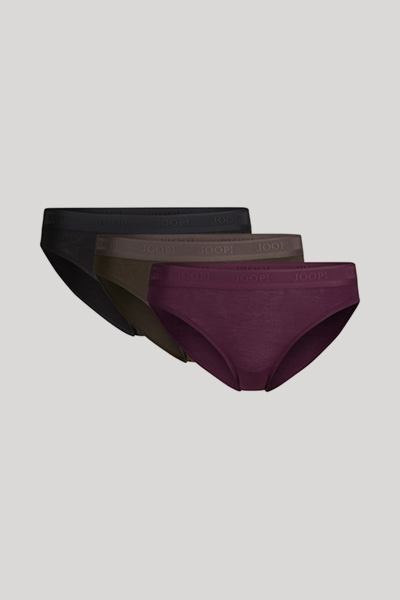 Leads to product detail page "Pack of 3 briefs in black, brown and burgundy"