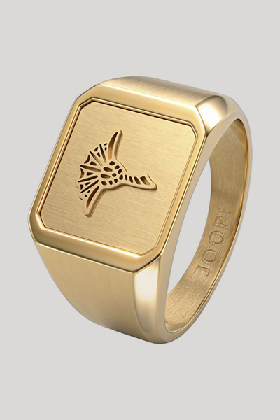 Gold signet ring