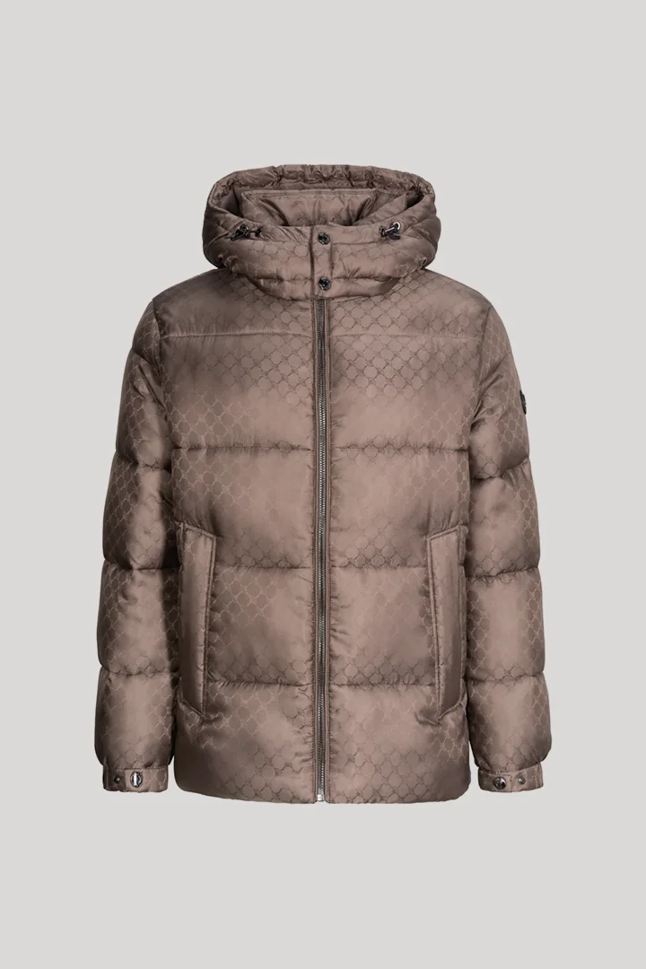 JOOP! presents the product Cornflower-patterned quilted jacket in taupe from the category Jackets as a cut-out
