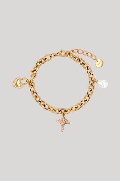 Leads to product detail page "Gold bracelet with pendants"