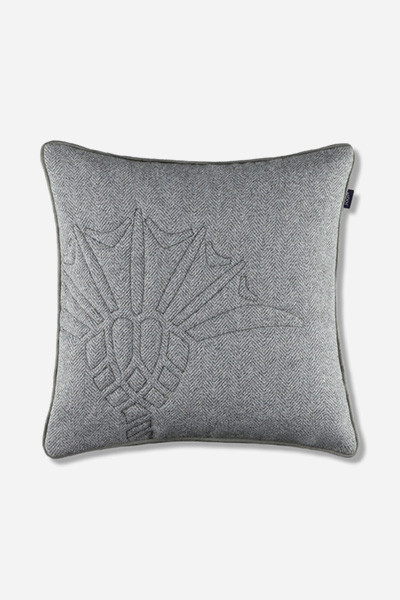 Leads to product detail page "JOOP! herringbone decorative cushion cover in grey, 40 x 40 cm"