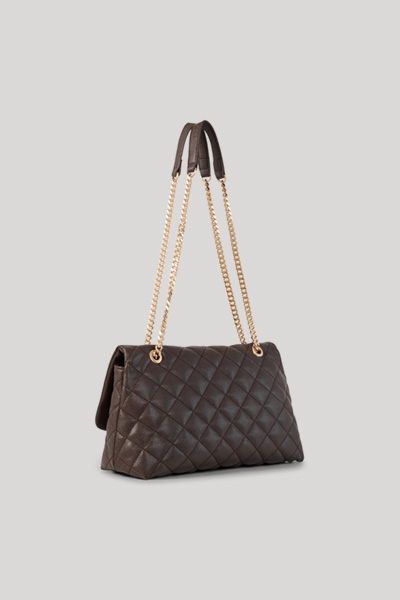 Führt zu Produktdetailseite „Schultertasche Bellagio Emma in Dunkelbraun"