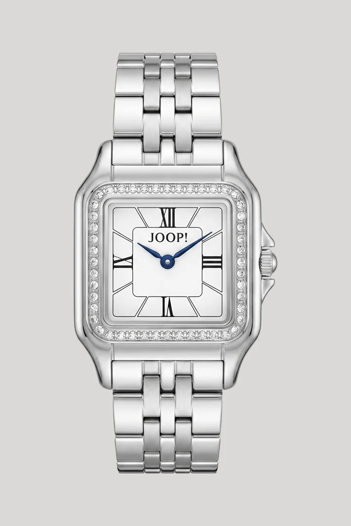 Leads to product detail page "Women’s silver wristwatch"