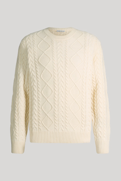 Führt zu Produktdetailseite „Crewneck-Pullover in Beige"