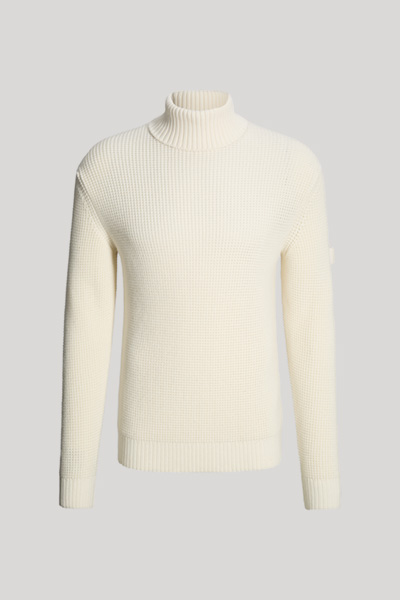 Beige turtleneck jumper