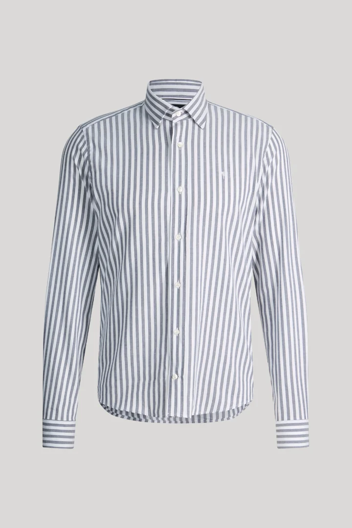 JOOP! präsentiert das Produkt Hemd aus Baumwolle in Navy gestreift aus der Kategorie Hemden als Freisteller