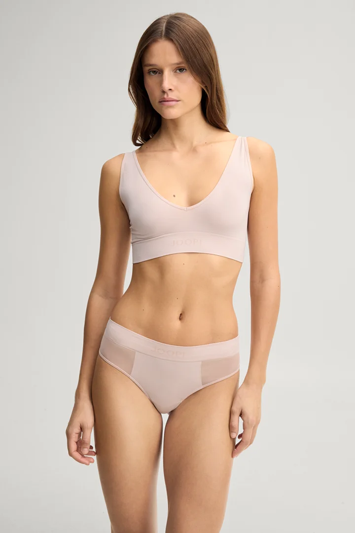 Führt zu Produktdetailseite „High Apex-Bralette in Rosé"