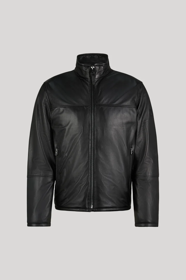 JOOP! präsentiert das Produkt Lederjacke aus Lammnappa in Schwarz aus der Kategorie Jacken als Freisteller