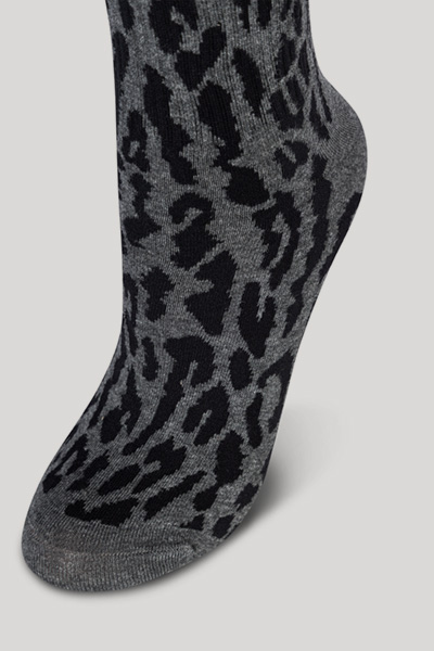 Führt zu Produktdetailseite „Socken For Your Daily Glam in Anthrazit Leo"