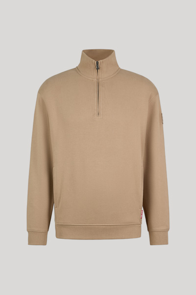 Führt zu Produktdetailseite „Sweatshirt mit Zipper in Braun"