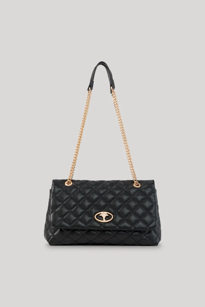 Führt zu Produktdetailseite „Schultertasche Bellagio Emma in Schwarz"