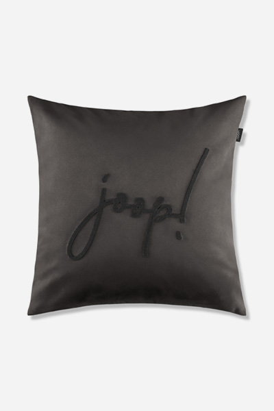 Führt zu Produktdetailseite „Zierkissenhülle JOOP! LABEL in Anthrazit, 40 x 40 cm"